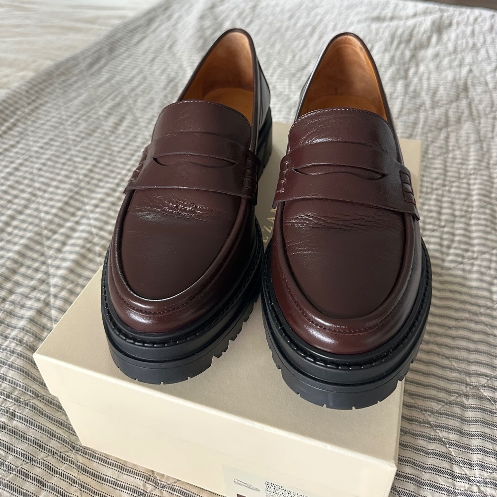 Sezane, Albane Burgundy Loafers, Size 9 (NEW) - Picture 4 of 5